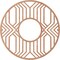 Ekena Millwork Empire Wood Fretwork Pierced Ceiling Medallion, Cherry, 20"OD x 7 3/8"ID x 3/8"T CMWP20X20X0375EPCH - alternate 4